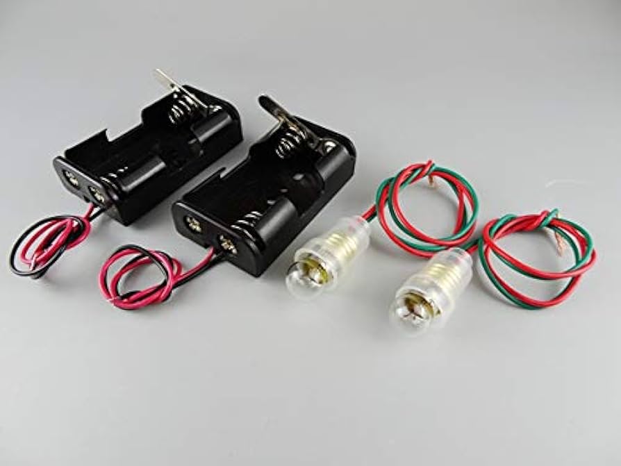 Amazon.co.jp: 国産品 3V 電池2個用 豆電球、ソケット、電池